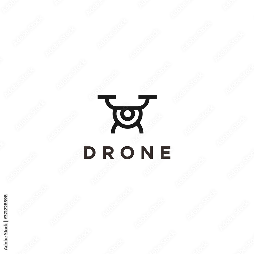 abstract drone logo. drone icon abstract drone logo. drone icon