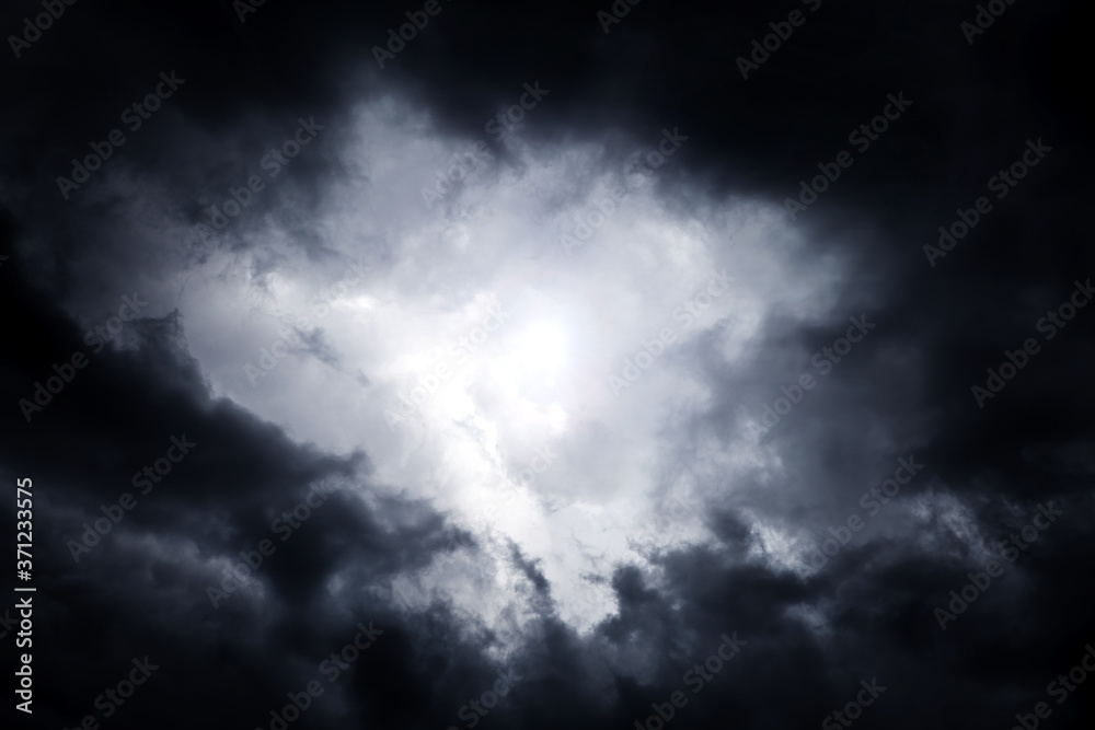 Cloudscape with a Light Cloudscape with a Light