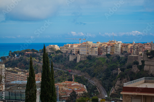 Aerial view of Monte Carlo, Monaco