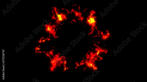 Flash Fx Comic Dynamic Action Patterns/ Illustration of a comic cartoon 2d blast energy effect with posterized electric shape patterns