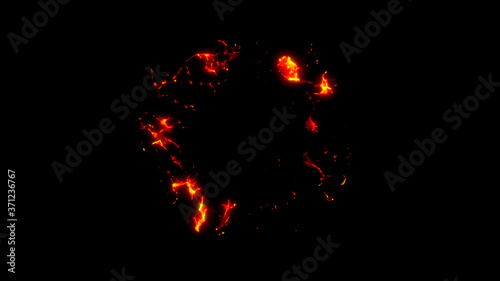 Flash Fx Comic Dynamic Action Patterns/ Illustration of a comic cartoon 2d blast energy effect with posterized electric shape patterns