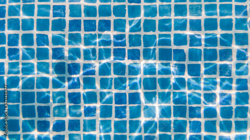 Swimming pool tiles texture underwater