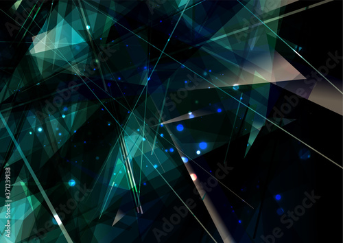 透き通ったクリスタル風抽象背景素材 Stock Vector Adobe Stock
