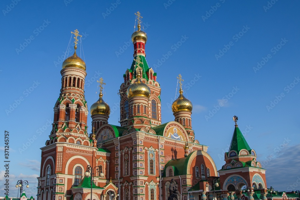 Cathedral of The Annunciation of the Blessed Virgin Mary on the Brugges Embankment, Yoshkar-Ola, Russia