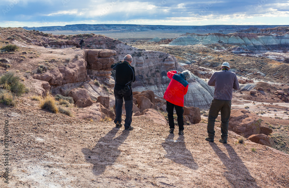 Badlands, Petrified Forest National Park, Arizona, USA, America