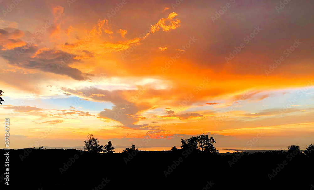 千葉県 マザー牧場 山の上エリア 夕暮れの景色