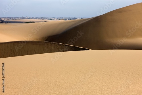 Fototapeta Naklejka Na Ścianę i Meble -  Sand Dunes near Walvis Bay, Desert in Namibia