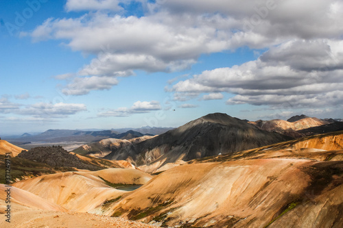 Landmannalaugar in Iceland. Amazing and Beautiful views and landscapes of Iceland. 