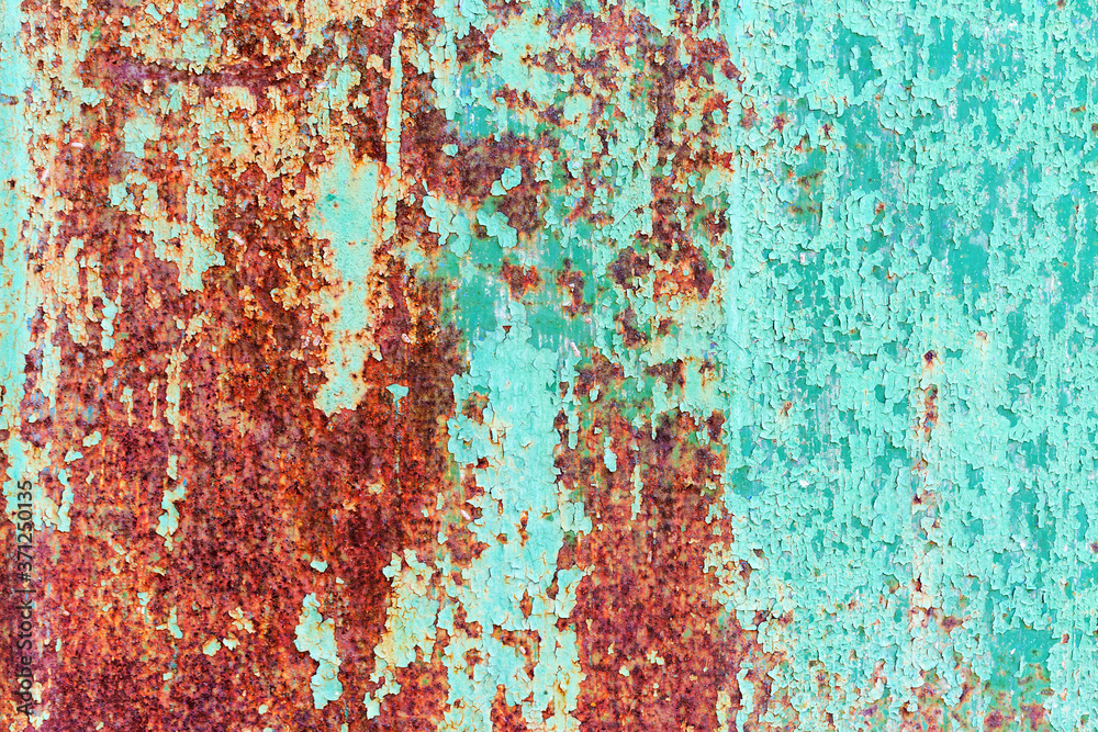 Creative bright metallic background. Flat background texture of dirty rusty metal. Bright rusty spots as the main background for a vintage scratched design Creative bright metallic background. Flat background texture of dirty rusty metal. Bright rusty spots as the main background for a vintage scratched design