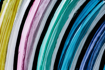 Rainbow oil painted background