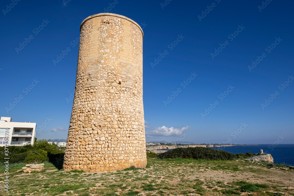 torre del Serral dels Falcons, 1577, Porto Cristo, Manacor, Mallorca, Balearic islands, spain