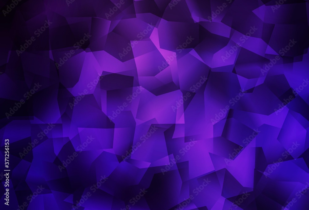 Dark Purple vector shining triangular backdrop. Dark Purple vector shining triangular backdrop.