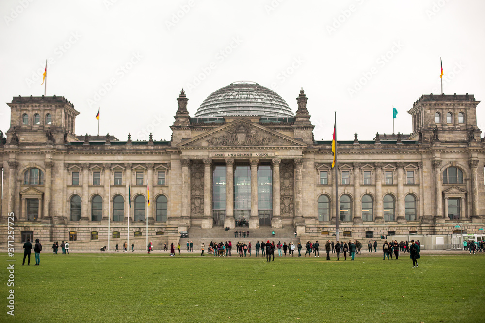 Reichstag building German parliament building Berlin Germany