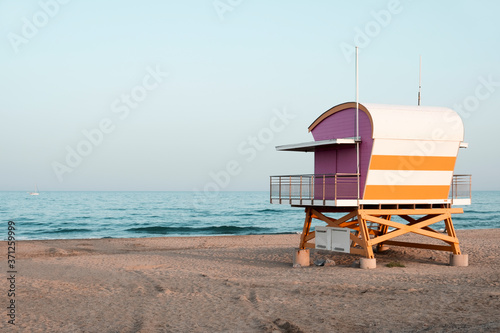 lifeguard tower photo