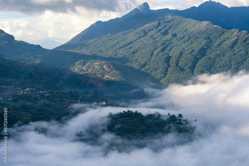 Y Ty town in LaoCai, VietNam. Y Ty town in LaoCai, VietNam.