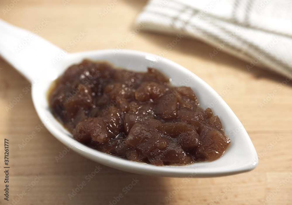 Onion Confit in Spoon Onion Confit in Spoon