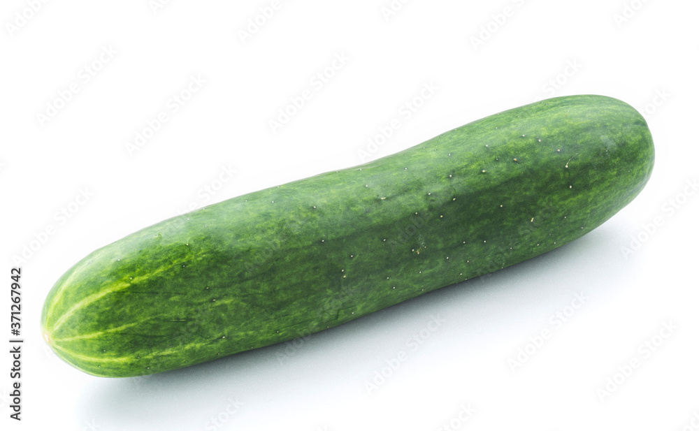 Fresh cucumber isolated on white background Fresh cucumber isolated on white background