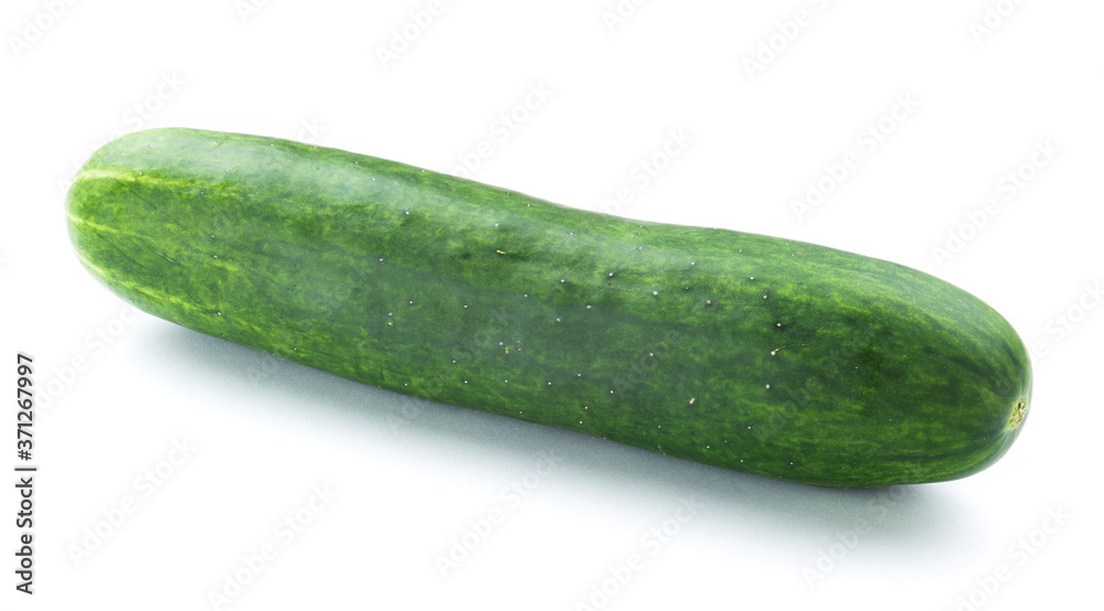 Close-up of fresh cucumber on bright background Close-up of fresh cucumber on bright background