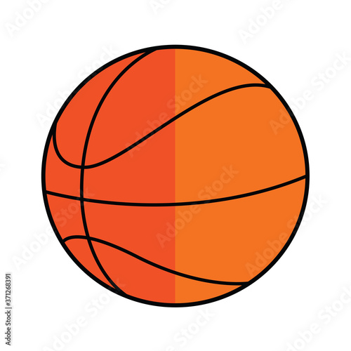Isolated basketball ball icon © DAVIDS