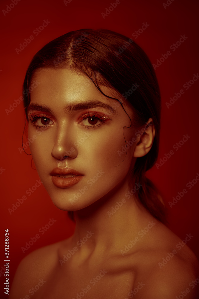 portrait of a beautiful girl