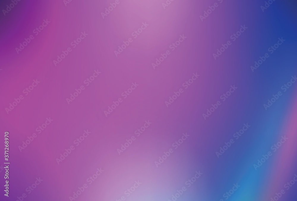 Light Pink vector blurred shine abstract background.