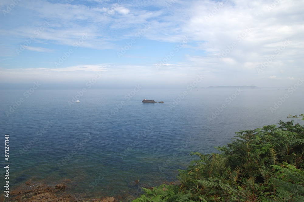 Panorama an der bretonischen Küste