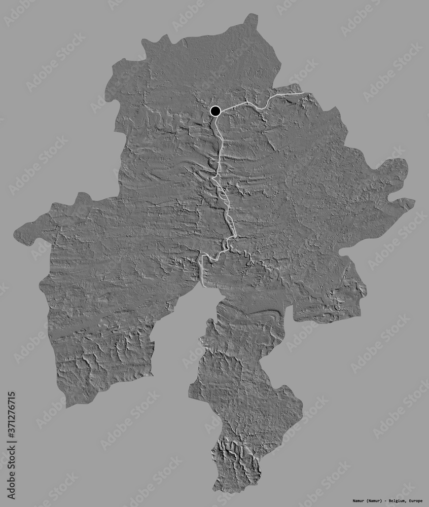 Namur, province of Belgium, on solid. Bilevel Namur, province of Belgium, on solid. Bilevel
