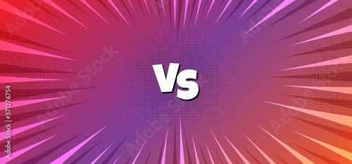 VS background with purple red gradient