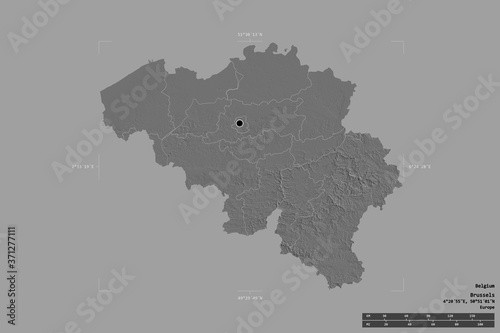 Regional division of Belgium. Bilevel