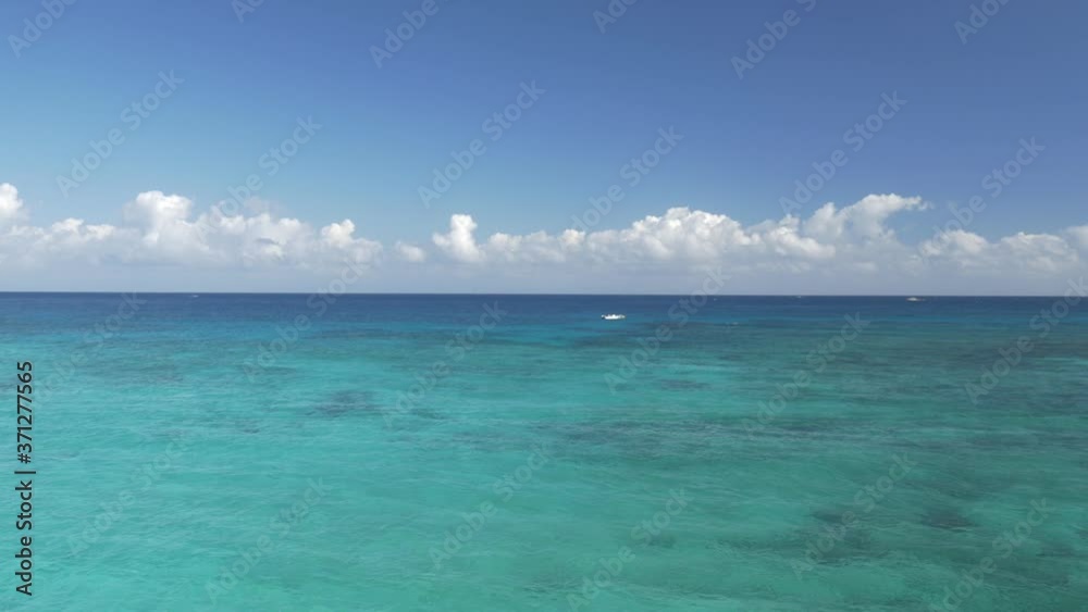 Turquoise Caribbean Sea, Jamaica wide shot Turquoise Caribbean Sea, Jamaica wide shot
