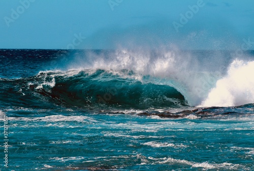 Wave Barreling Kohala, Hawaii