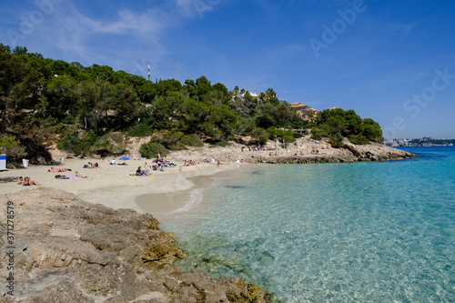 Fototapeta Naklejka Na Ścianę i Meble -  Illetes beach, Calvià, Mallorca, Balearic Islands, Spain