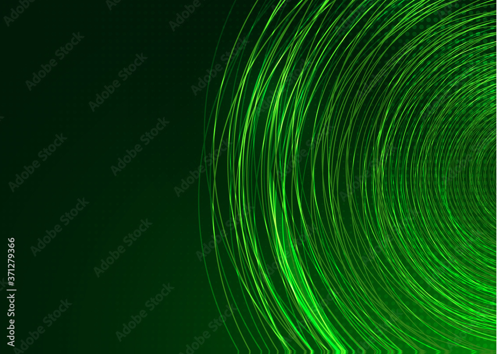 Obraz premium Stylish background with many bright shiny circles. Template for your presentation, flyer layout, banners, logo, presentation. Vector