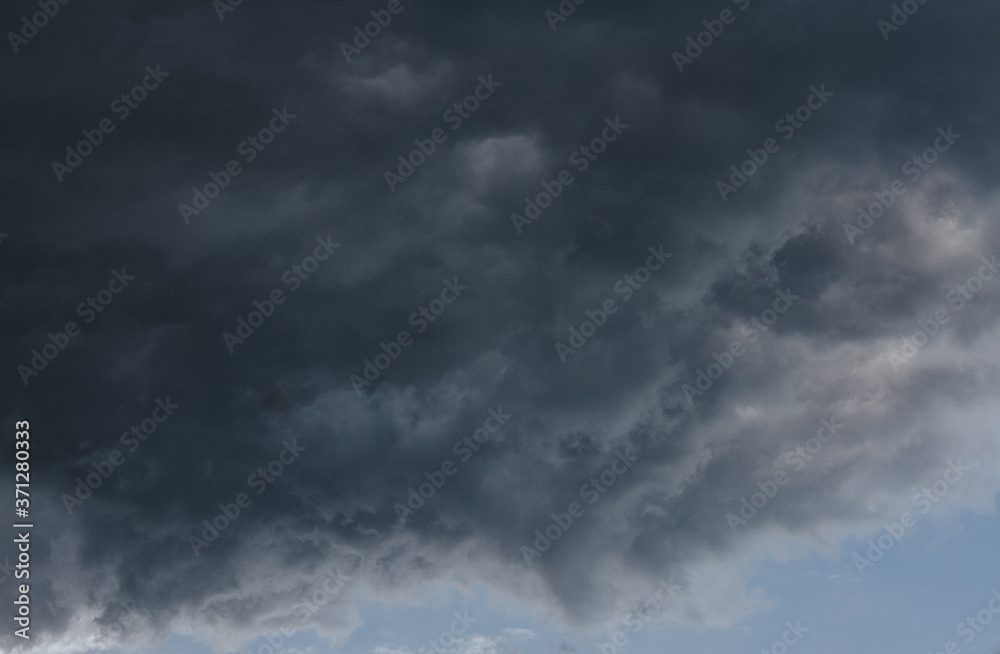 Nature Environment Dark cloud sky. Thunderstorm and hurricane clouds Nature Environment Dark cloud sky. Thunderstorm and hurricane clouds