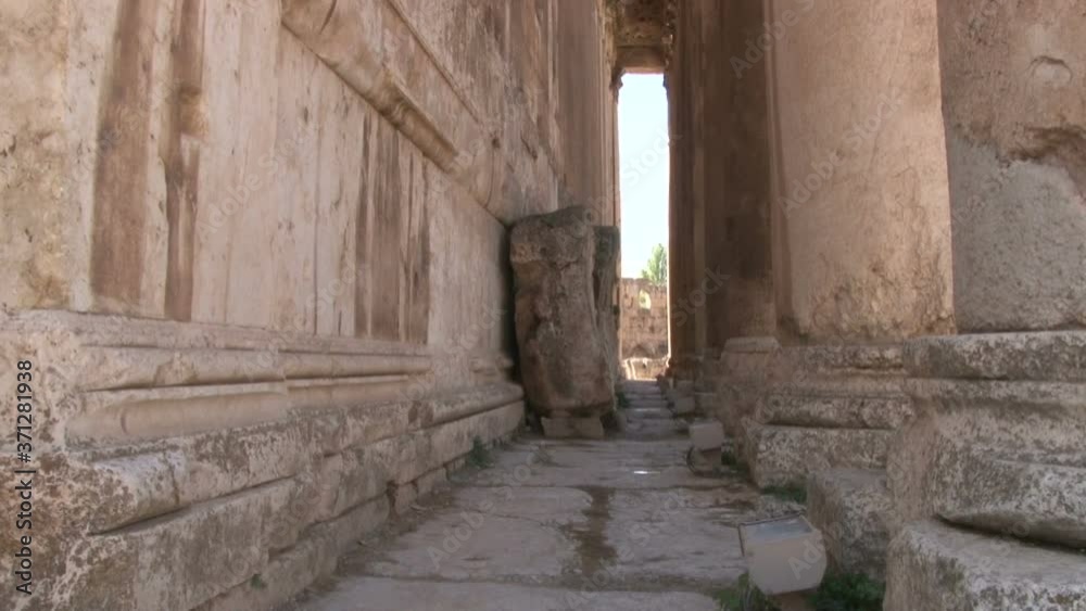 The Baalbek Roman Ruins in Lebanon, an UNESCO World Heritage site The Baalbek Roman Ruins in Lebanon, an UNESCO World Heritage site