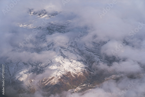 Aerial view of mountains 21