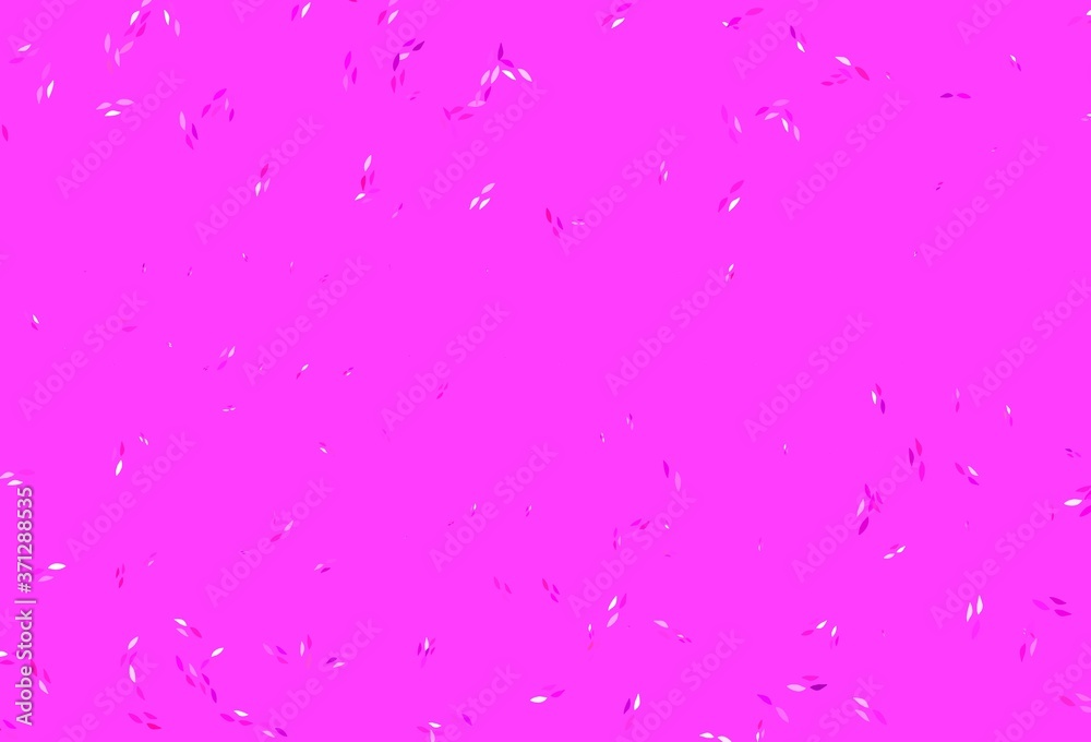 Light Pink vector elegant wallpaper with leaves. Light Pink vector elegant wallpaper with leaves.