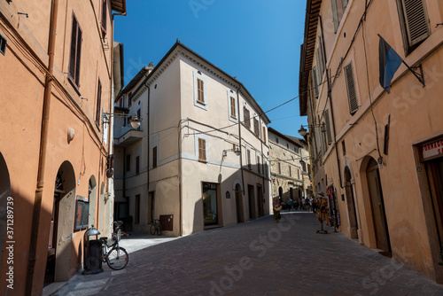 Architecture of streets and squares in the town of Bevagna © Federico