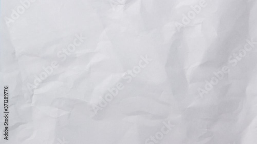 White crumpled paper background texture. Stop motion animation. Seamless looping.