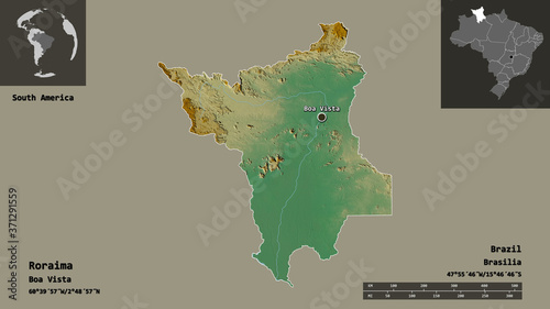 Roraima, state of Brazil,. Previews. Relief photo