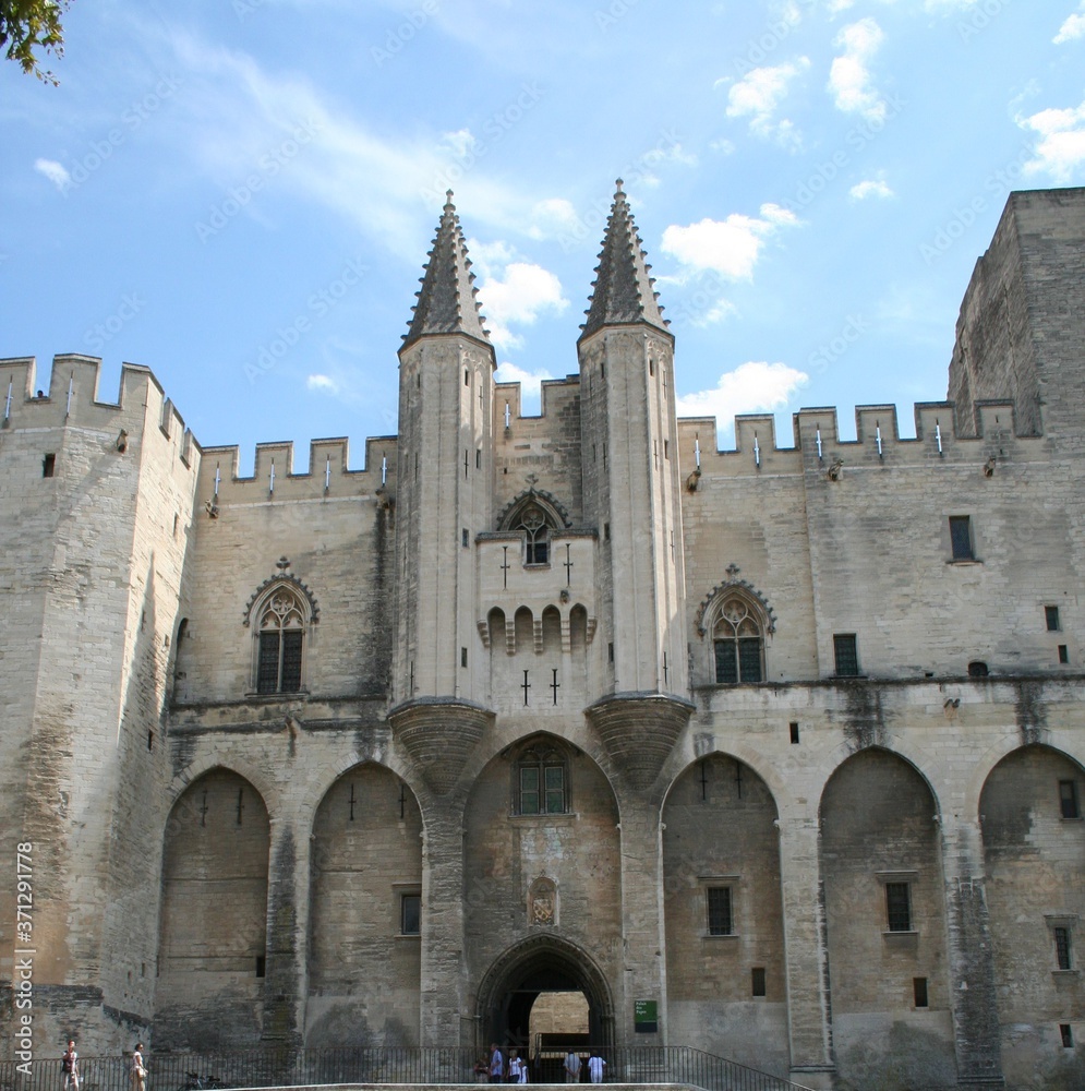 A view of Avignon in France