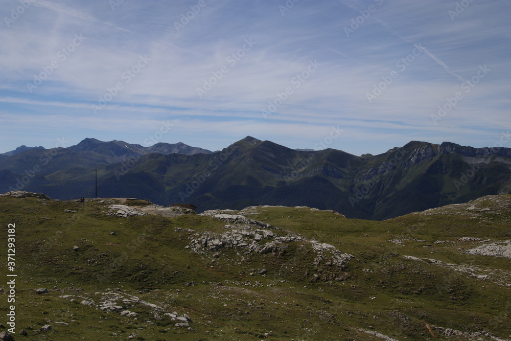 Mountanious landscape in the North of Spain