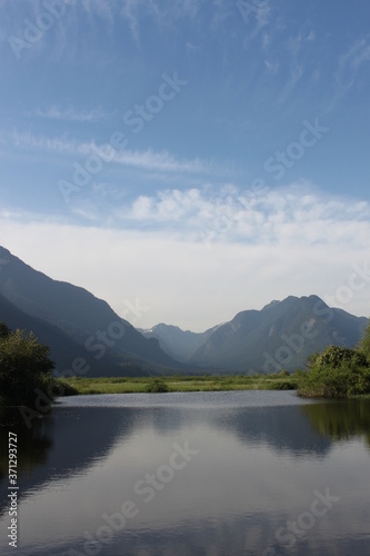 mountain lake in the mountains