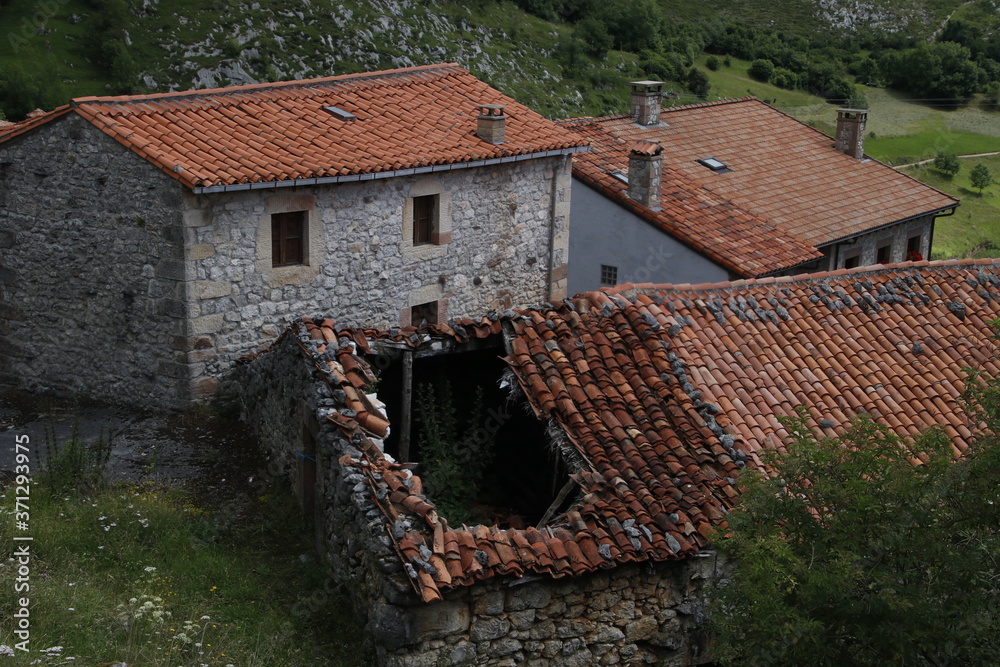 Village in the mountains