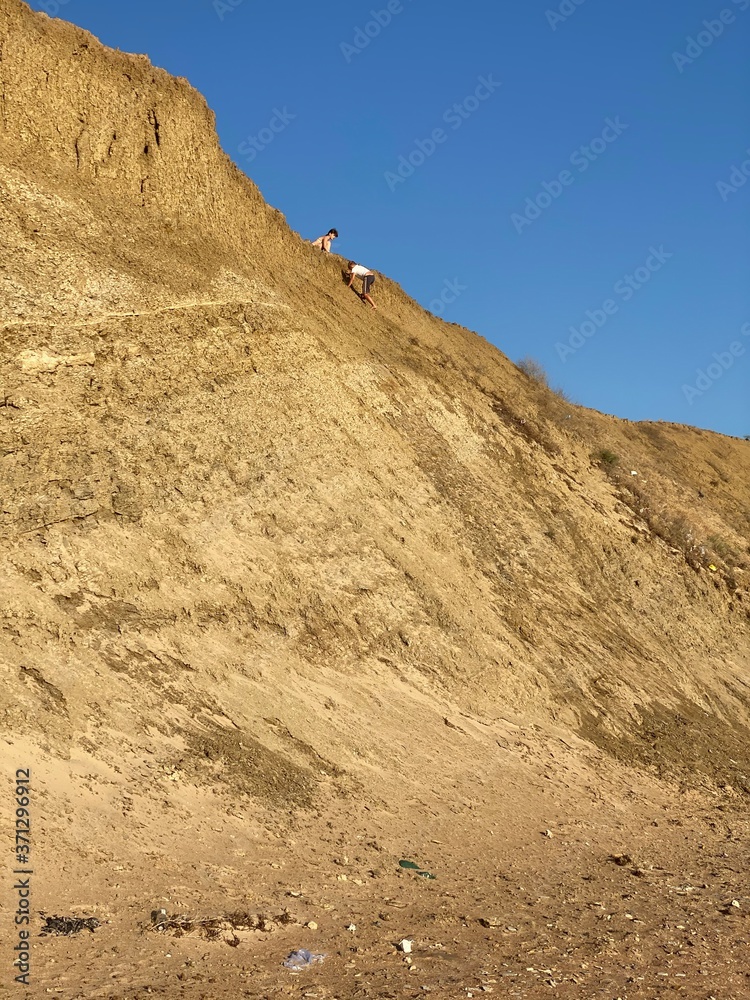 sand dunes in the desert