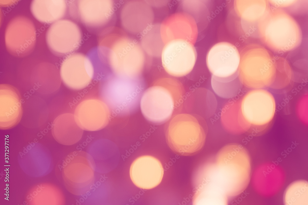 Colorful abstract bokeh lights  background.