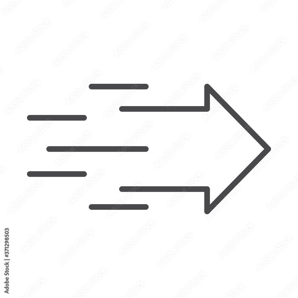 speed arrow motion line icon design speed arrow motion line icon design