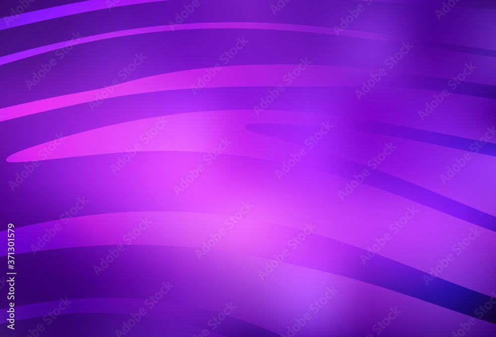 Light Purple, Pink vector template with bent lines. Light Purple, Pink vector template with bent lines.