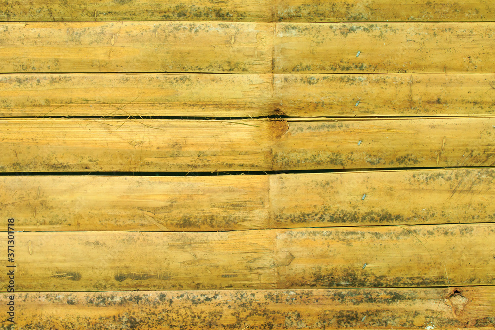 old brown tone bamboo plank fence texture