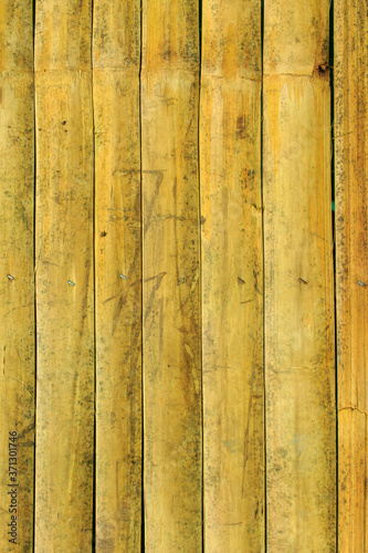 Obraz na płótnie old brown tone bamboo plank fence texture w salonie